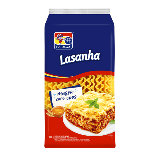 Fortaleza Sêmola com Ovos Lasanha 500g