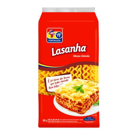 Fortaleza Sêmola Lasanha 500g