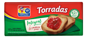 Embalagem Fortaleza Torrada Integral 142g