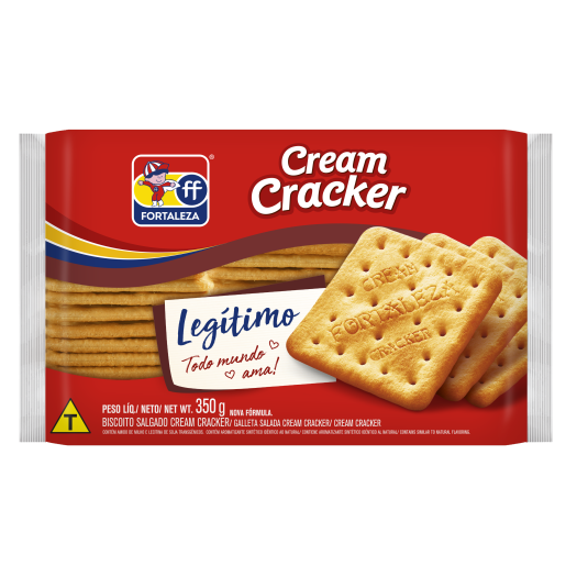 Fortaleza Biscoito Salgado Cream Cracker 350g