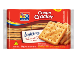 Embalagem de Fortaleza Biscoito Salgado Cream Cracker 350g