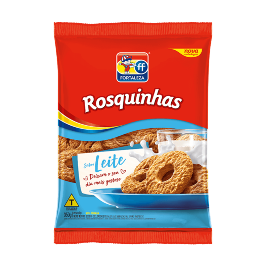 Fortaleza Galleta Dulce sabor Leche Rosquinha 350g