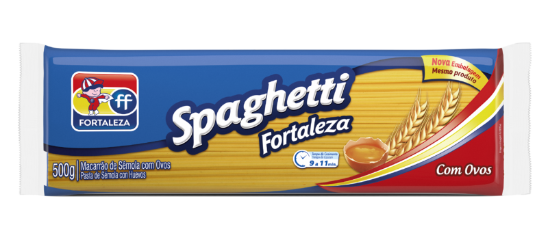 Fortaleza Sêmola com Ovos Espaguete 500g