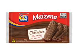 Embalagem de Biscoito Doce Maizena sabor Chocolate Fortaleza 350g