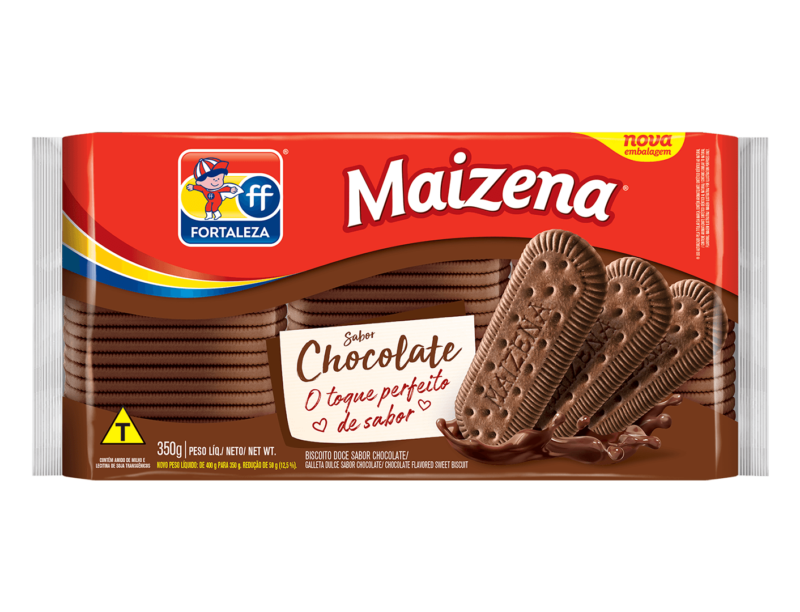 Fortaleza Galleta Dulce sabor Chocolate Maizena 350g
